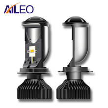AILEO Canbus 90W/Pair Lamp H4 LED Mini Projector Lens Automobles Bulb 20000LM Conversion Kit Hi/Lo Beam Headlight 12V24V RHD LHD 2024 - купить недорого