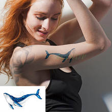 Водостойкая Временная тату-наклейка с клитом, маленькие поддельные тату-наклейки, флеш-татуировки для рук, татуировки для девушек, мужчин, женщин, детей 2024 - купить недорого