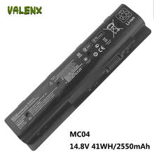 Bateria de laptop mc06 mc04, 14.8v, 41wh, 2550mah, para hp envy 17t-n100 m7-n011dx 17t-n000 2024 - compre barato