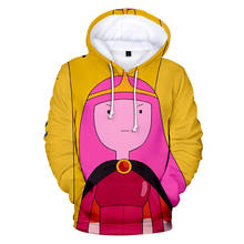 Tempo de aventura finn e jake o cão rosto moletom com capuz homem mulher velo 3d hoodies pulôver streetwear casaco roupas 2024 - compre barato