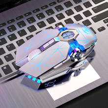 Ratón óptico ergonómico con retroiluminación LED para juegos, Mouse silencioso con cable de 3200DPI, retroiluminado, USB, para PC, ordenador portátil 2024 - compra barato