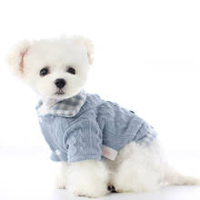 Suéter de invierno para perro, abrigo de punto, ropa para perros pequeños, gatos, cachorros, Yorkshire Pomeranian, Schnauzer, Bichon, Poodle 2024 - compra barato