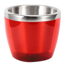 Red Stainless Steel Mini Wine Bucket Home Kitchen Restaurant Bar Ice Bucket KTV Hotel Vodka Champagne Whiskey Beer Container 2024 - compre barato