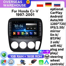 1G 16G TPMS For Honda CRV CR-V 3 1997-2001 Android System Car Multimedia Radio GPS Navigation Carplay 2 DIN No DVD Player 2din 2024 - buy cheap