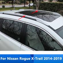 Rack de teto para nissan rogue, acessório para bagagem e transporte de malas, liga de alumínio, para modelos x-trail e x trail 2011-2016 2024 - compre barato