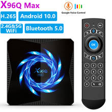 Dispositivo de TV inteligente X96Q Max, decodificador con Android 10 2020, wifi Dual de 10,0G y 5G, 4K/6K, asistente de voz de Google, BT5.0, Youtube, CPU H616, nuevo de 2,4 2024 - compra barato