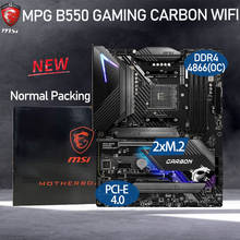 MSI MPG B550 GAMING материнская плата с WIFI AM4 DDR4 128GB M.2 PCI-E 3,0 4,0 Chia GAMING B550 Placa-MOM AM4 ATX Desktop AMD B550 2024 - купить недорого