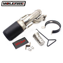 Silenciador de tubo de escape para motocicleta, piezas centrales para BMW S1000RR, S1000R, S1000, RR S, 1000 RR, R, 2018, 2017 2024 - compra barato