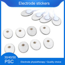 30/40/50pcs Electrode Pads Conductive Gel Pad White mini button massage Pads  or Tens Therapeutic Pulse Acupuncture Pads 2024 - buy cheap