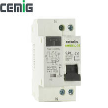 DPNL 1P+N Residual Current Circuit Breaker With Over And Short Current Leakage Protection RCBO MCB 2024 - buy cheap