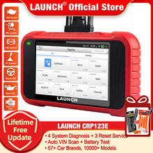 LAUNCH X431 CRP123E OBD2 Diagostic Tools Auto OBD Engine ABS Airbag SRS Transmission Coder Reader Scanner for Cars Free Update 2024 - купить недорого