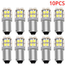 10X White Ba9s T4W 20smd 3528 Trunk Lamp Car Marker Led Interior Reading License Plate Bulb Tail Lamps Gauge Light Reverse Light 2024 - buy cheap