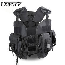 Navy Seals Tactical Vest Army Military Style Vest Molle Combat Vest with Pouch Assault CS Camouflage Equipment Airsoft Clothes 2024 - buy cheap