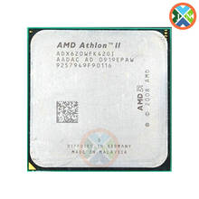 Четырехъядерный процессор AMD Athlon II X4 620 2,6 ГГц четырехпоточный процессор ADX620WFK42GI разъем AM3 2024 - купить недорого