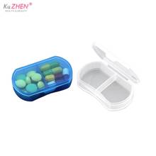 1pcs Pill Box Mini Cute 7 Day Tablet Sorter Box 2 Grids Medicine Weekly Pill Container Case Refillable Bottles Health Care 2024 - buy cheap