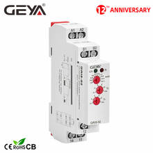 Реле контроля GEYA, реле контроля тока 0,05a-16A, реле переменного/постоянного тока 24-240 В, бесплатная доставка 2024 - купить недорого