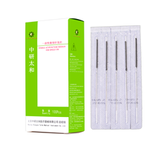 5box 500 Pieces Acupuncture Needle 100Pcs/Box Zhongyan Taihe Disposable Sterile Needle Beauty Massage Sterilize Needle 2024 - buy cheap