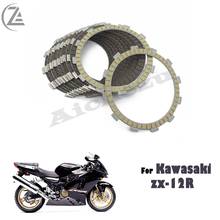 ACZ Motorcycle Engine Part Clutch Friction Plates Bakelite Clutch Frictions Kit for Kawasaki Ninja ZX1200 ZX-12R ZX12R 2001-2005 2024 - buy cheap