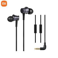 Xiaomi Mi-auriculares intrauditivos dinámicos con cable doble/único, auriculares estéreo con micrófono manos libres de 3,5mm para iPhone, Samsung, Xiaomi 9 y 10 2024 - compra barato