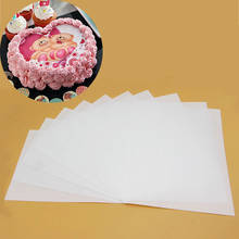 Hoja de oblea comestible de 100mm, papel de arroz para hornear, impresión Digital, decoración de pasteles, tamaño A4, 10/50/0,35 Uds. 2024 - compra barato