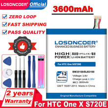 LOSONCOER 3600mAh BM35100 BJ83100 Battery Use for HTC One X S720e Battery One S Z520e G23 Endeavor / One S Z560e 2024 - buy cheap