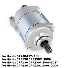 Motorcycle Engine Electric Starter Motor For Honda CRF230 CRF 230 CRF230F 2008-2017 CRF230L 2008-2009 CRF230M 2009 31200-KPS-A11 2024 - buy cheap