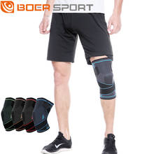 1PC Knitting Breathable Warmth Kneepad Sports Safety Knee Pad Training Running Basketball Elastic Knee Bandage Support Protector 2024 - buy cheap