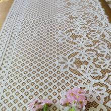 70CM Wide Off White Lace Fabric Window Decor Lace Curtains Table Cloth DIY Material 3 Meters=1 Piece 2022 2024 - buy cheap