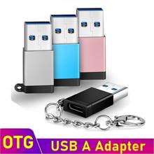 Адаптер Tongdaytech USB Type C, переходник типа C «мама» к USB 3,0 «папа», конвертер OTG Type-C для кабеля USB C, Macbook, ПК, флеш-накопитель, HDD 2024 - купить недорого