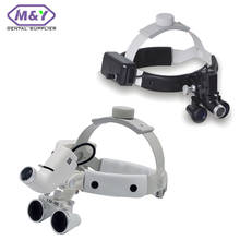Dental Binocular Loupes 3.5X 2.5X 280-380mm Helmet Magnifier Medical Enlarger Surgical Magnifier Dental ENT headband loupes 2024 - buy cheap