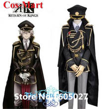 Traje de K: RETURN OF KINGS de Anime, Isana, Yashiro, uniforme militar, ropa de fiesta de Halloween, cualquier tamaño, nuevo 2024 - compra barato