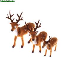 1pc Artificial Mini Deer Giraffe Fairy Garden Miniatures Moss Terrariums Resin Crafts Figurines Home Decoration 2024 - buy cheap