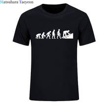 Funny Human Evolution Roofer T Shirt for Men summer Casual Harajuku T Shirt Men Cool O-Neck Hip Hop Streetwear Men Tshirt tops 2024 - buy cheap