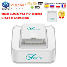 Viecar ELM327 V1.5 Bluetooth 4.0 OBD 2 OBD2 PIC18F25K80 ELM 327 V 1 5 Car Diagnostic Scanner ODB2 Auto tool Code Reader 2024 - buy cheap
