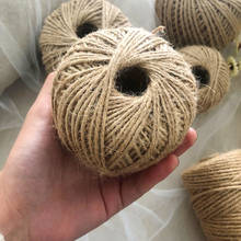 30Meter Natural Jute Rope Cord Hemp Twine Home Wedding Decoration Burlap Ribbon Handwork Gift Christmas Birthday Party Wrapping 2024 - buy cheap