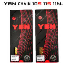 YBN-cadena para bicicleta de montaña, accesorio para bici de carretera, sram SHIMANO, 116 de longitud, X12L, x10, x10sl, x9sl, x11sl, 9, 10, 11s 2024 - compra barato