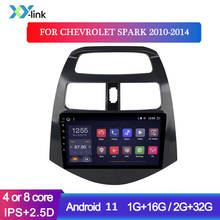 2.5D 9 дюймов Android 8,1 автомобильный Радио DVD мультимедийный плеер для chevrolet SPARK 2010-2014 GPS ГЛОНАСС Навигация Аудио Видео SWC 2024 - купить недорого