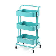 Beauty Salon Trolley Skin Management Special Tool  Hair Manicure Mobile Three-tier Storage  Rack 2024 - buy cheap