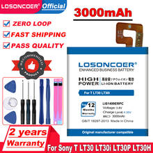 LOSONCOER 3000mAh LIS1499ERPC Battery For Sony Ericsson Xperia T TL LT30 LT30A LT30P LT30H LT30i S36H C2104 C2105 Battery 2024 - buy cheap