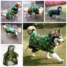 Big Dog Raincoat Waterproof Clothing for Large Dog Rain Jacket Samoyed Husky Labrador Golden Retriever Dog Clothes Coat Jacket 2024 - buy cheap