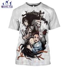 Mamba Top Men Tshirt Fashion 3D Print Anime Demon Slayer T Shirt Women Streetwear Cartoon Girl Kamado Nezuko Hentai Summer Loose 2024 - buy cheap