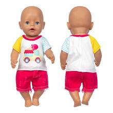 New Born Baby Doll Clothes Hooded Sweater for 18" Girl Doll Jacket Toys Doll Outfits 2024 - buy cheap