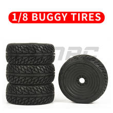 KKPIT 1/8 RC Model Car Off-road Buggy Refit Parts Accessories Grip Wheels Tire Tires Wheel 112mm*43mm Adapter 17mm HOBAO VS/H9 2024 - buy cheap