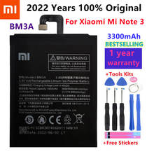 Bateria 2021 original bm3a é adequada para xiaomi note 3, bateria reserva de alta capacidade de 3300mah, bateria de celular + ferramentas 2024 - compre barato