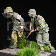 Kits de modelos de figuras de resina 1/35, figuras militares de la Segunda Guerra Mundial, sin montar, sin pintar, 671 2024 - compra barato