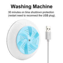 200rpm máquina de lavar roupa ultrassônica, para viagem, ferramenta de limpeza de lavanderia, alimentada por usb 2024 - compre barato