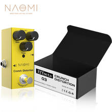 Naomi mini efeito pedal mental embalagem com 3 botões de controle dc 9v true bypass pedal efeito guitarra 2024 - compre barato