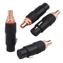 Neutrik XLR To RCA Female Socket Adapter Plated Red RCA Plug Connector 2024 - buy cheap