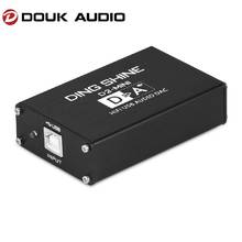 Douk Audio-Adaptador de Audio HiFi ES9018K2M, convertidor Digital A analógico para Audio doméstico, DAC, USB externo, tarjeta de sonido D/A 2024 - compra barato