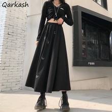 Skirts Women Harajuku Black Vintage Trendy BF Style Streetwear Cool Design Popular College Soft Summer Ins Faldas Юбка Женская 2024 - buy cheap